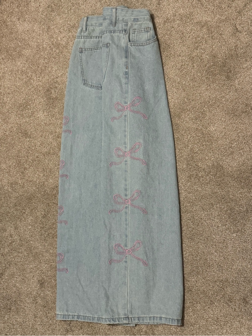 Balletcore wide leg Dazy jeans NWT size M - Picture 8 of 11